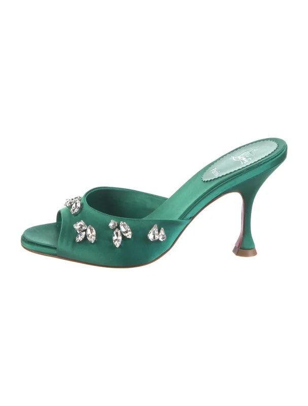 Christian Louboutin — Degraqueen Slides — Designer Shoe — resale
