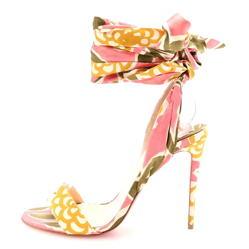 Christian Louboutin — Crepe Raoul du Desert 100 Sandal 36 Jupon — Designer Shoe — resale