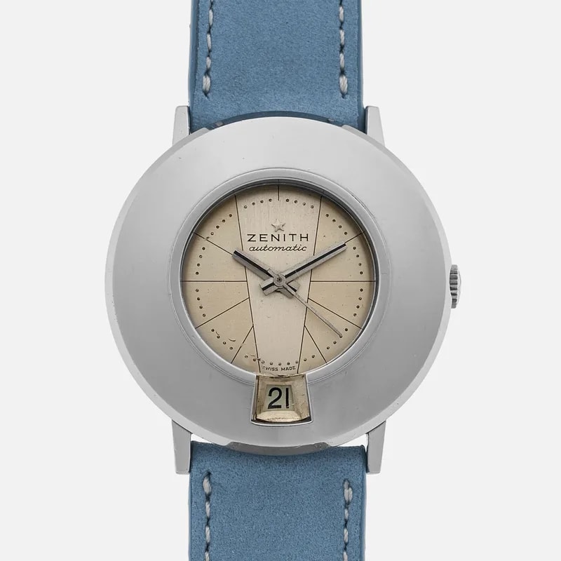 Zenith — 1960s Zenith 'Key-Hole' in Stainless Steel — Watch — resale