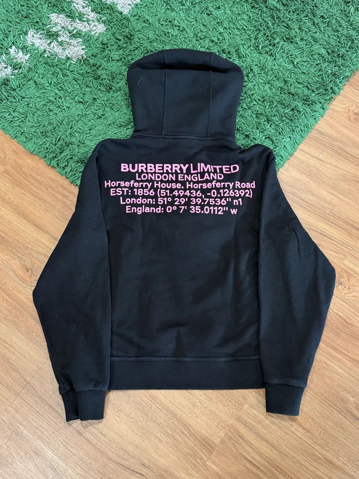 Burberry — Burberry - Coordinates Logo Hoodie — streetwear — resale