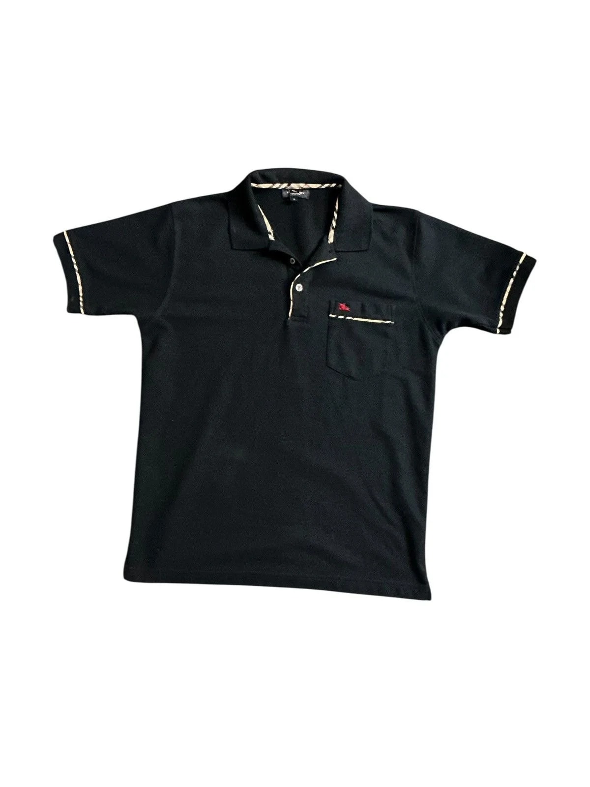 Burberry — Burberry London Trim Cotton Pique Polo — streetwear — resale