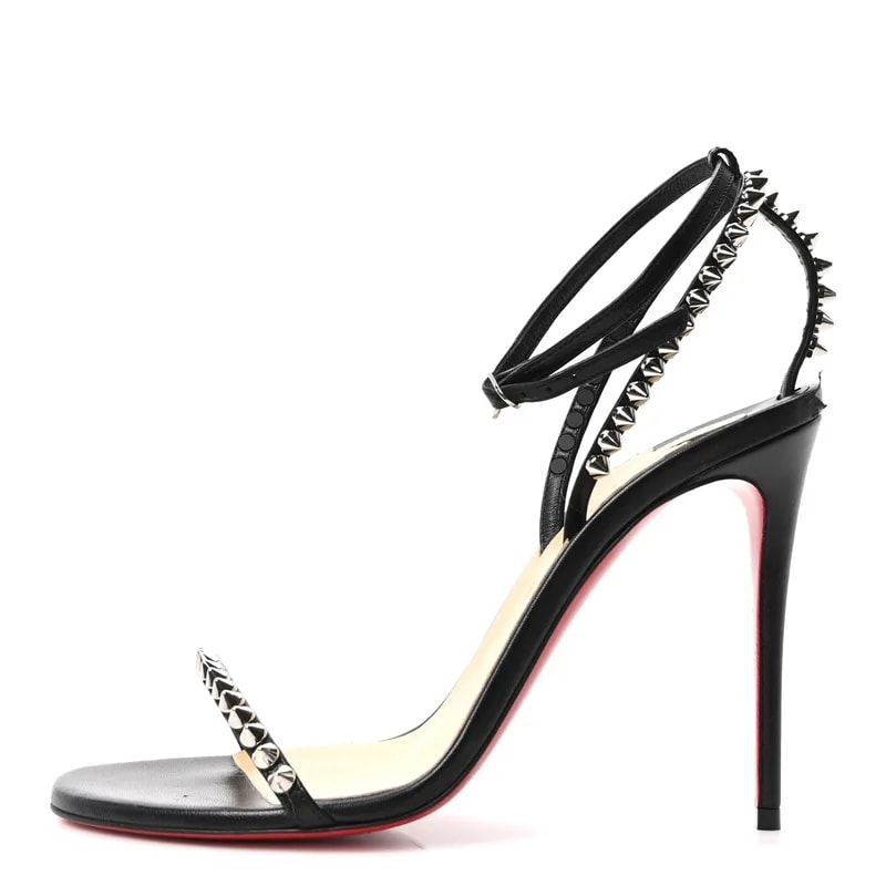 Christian Louboutin — Kid Spiked So Me 100 Sandals 37 — Designer Shoe — resale