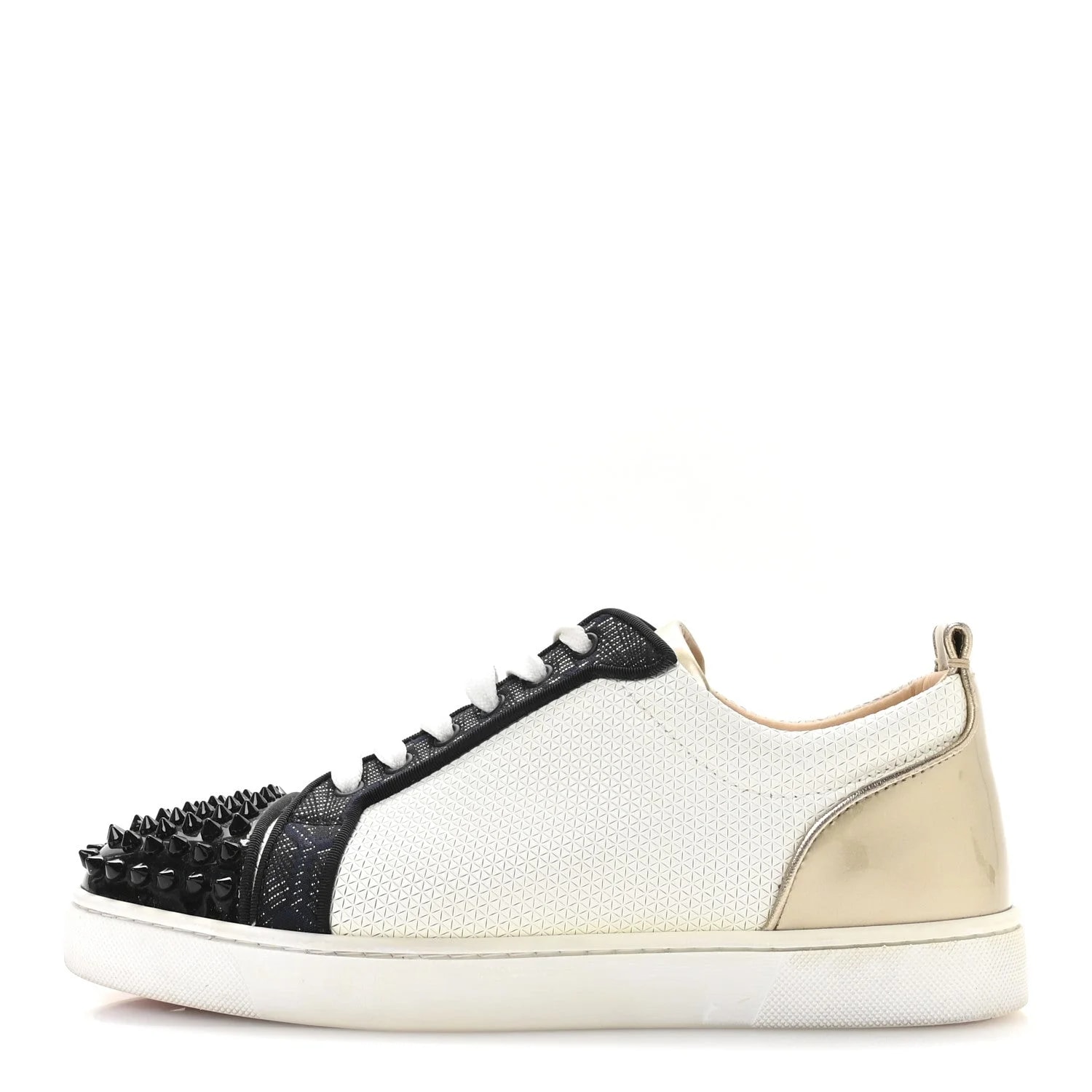 Christian Louboutin — Louis Junior Spikes Orlato Flat Sneakers 42 — Designer Shoe — resale